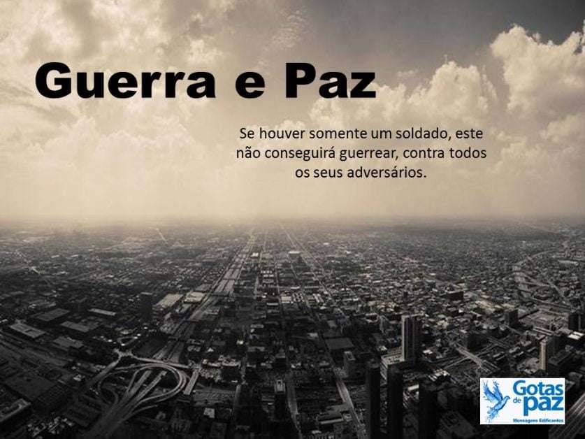 Guerra E Paz Gotas De PazGotas De Paz