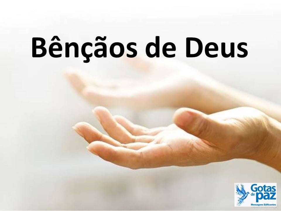 Bençãos De Deus Gotas De Pazgotas De Paz