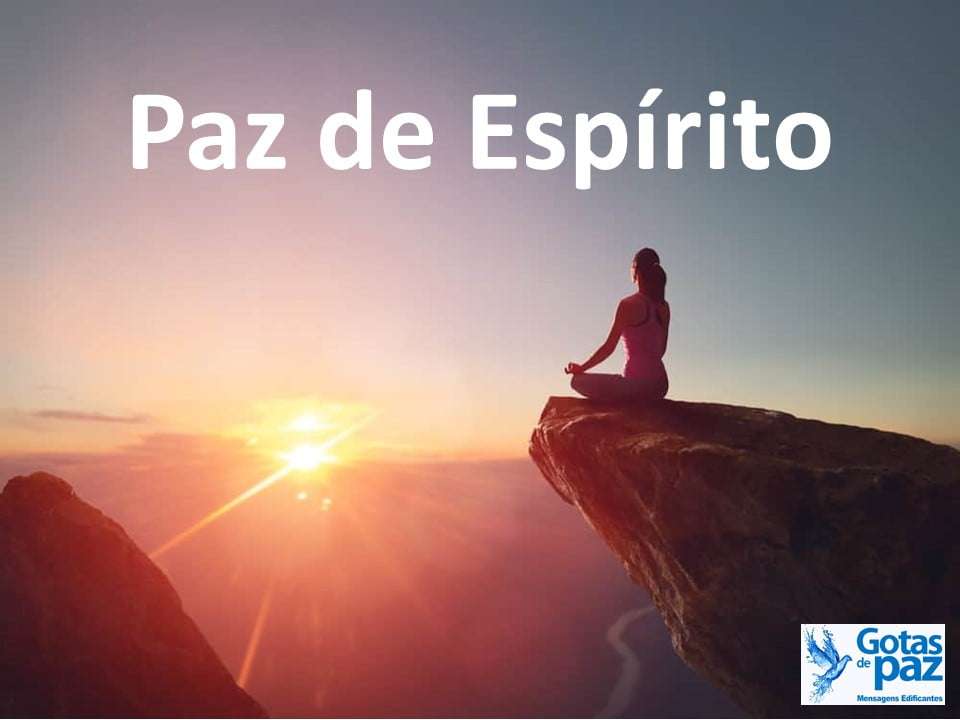 Paz de Espírito - Gotas de PazGotas de Paz